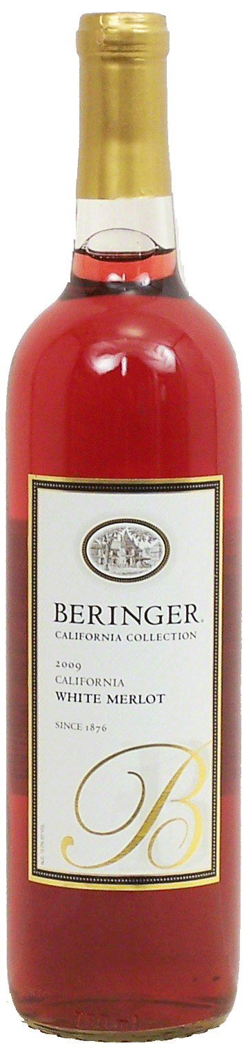 Beringer California Collection white merlot wine, 12.3% alc. by vol. Full-Size Picture